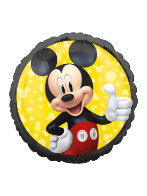 Globo Redondo Mickey 18/45cm - Fiestas de Cumpleaños de Mickey