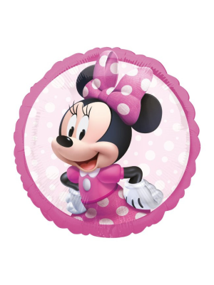 Globo Redondo Minnie 18/45cm - Fiestas de Cumpleaños de Minnie