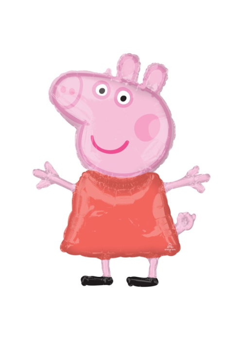 Globo Metalizado de Peppa Pig - Fiestas de Cumpleaños de Peppa Pig