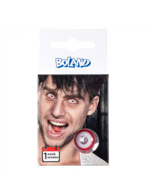 Lent Blanc contorn Vermell