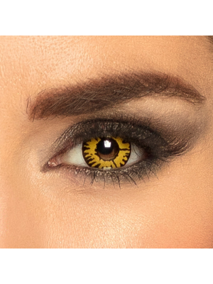 Les Lentilles De Coucher De Soleil Jaune