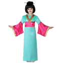 Comprar Disfraz de Geisha Azul Infantil - Disfraces Orientales Para Niñas