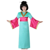 Disfraz de Geisha Azul Infantil - Disfraces Orientales Para Niñas