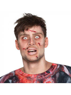 Lentillas de Blancas - Accesorios Halloween
