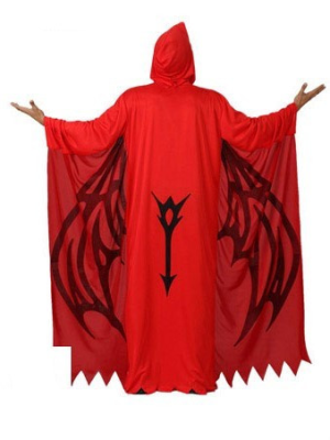 Disfraz de Demonio con Tunica Impresa - Disfraces de Angeles y Demonio para Hombres