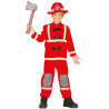 Disfraz de Bombero Rojo Infantil