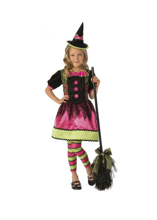Disfraz de Bruja Vampirita Infantil - Disfraces de Brujas y Hechiceros para Niñas