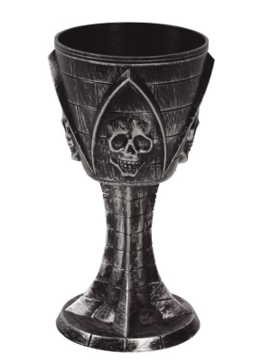 Caliz Calavera Envejecido 19 CMS - Platos, Vasos y Decoracion de Mesa