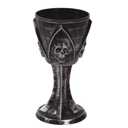 Caliz Calavera Envejecido 19 CMS - Platos, Vasos y Decoracion de Mesa
