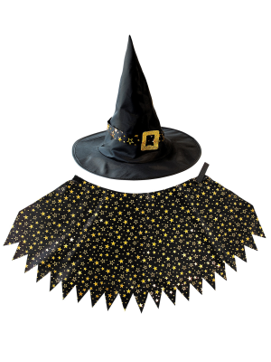 Sombrero y Capa de Mago o Bruja - Complementos de Brujas y hechiceros