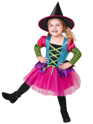 Disfraz de Bruja Divertida Infantil - Disfraces de Brujas y Hechiceros para Niñas