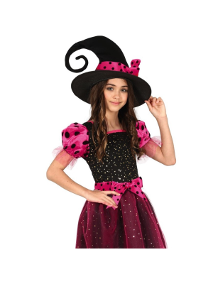 Disfraz de Bruja Pink Niña - Disfraces de Brujas y Hechiceros para Niñas
