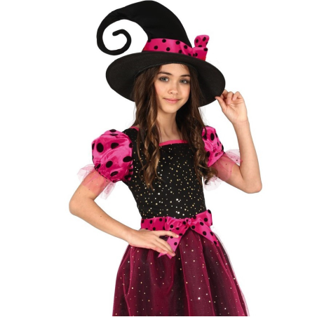 Disfraz de Bruja Pink Niña - Disfraces de Brujas y Hechiceros para Niñas