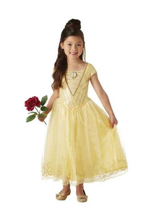 Disfraz de La bella Deluxe Infantil