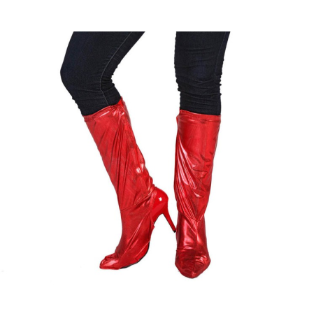 Cubrebotas Rojos con Brillo - Zapatos y Cubrezapatos