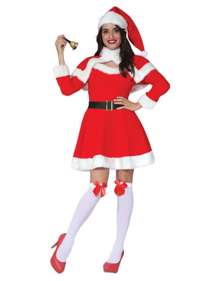 Disfraz de Mama Noel con Capa - Disfraces Navideños para Mujer