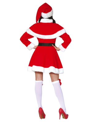 Disfraz de Mama Noel con Capa - Disfraces Navideños para Mujer