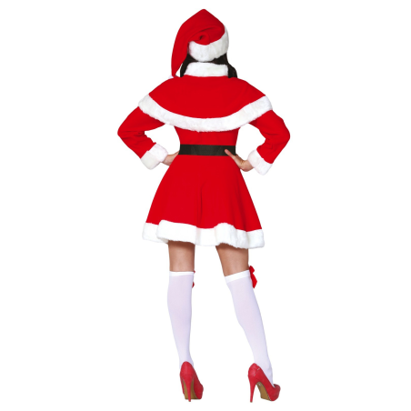 Disfraz de Mama Noel con Capa - Disfraces Navideños para Mujer