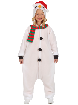 Disfraz de Muñeco de Nieve Pijama Infantil - Disfraces Navideños Infantiles