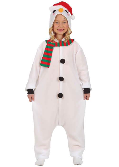 Disfraz de Muñeco de Nieve Pijama Infantil
