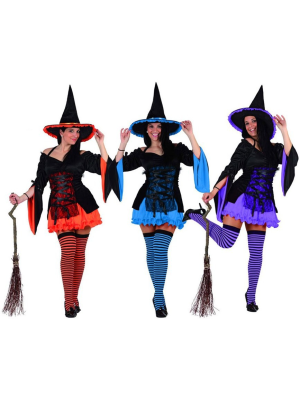 Disfraz de Bruja colores - Disfraces de Brujas y Hechiceros para Mujer