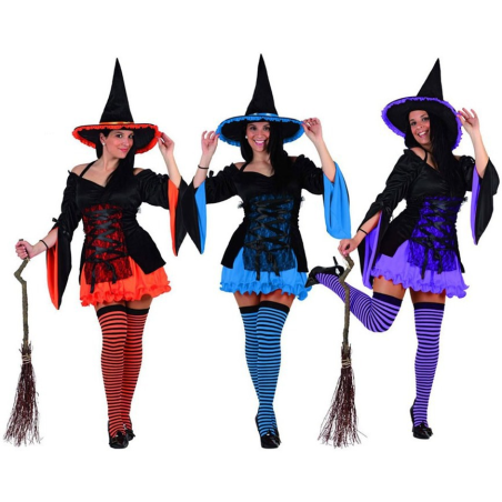 Disfraz de Bruja colores - Disfraces de Brujas y Hechiceros para Mujer