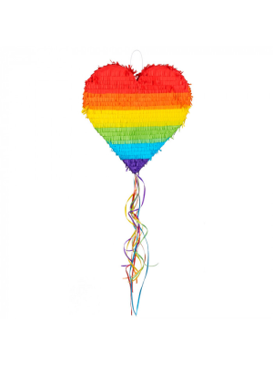Piñata Corazon Arcoiris - Piñatas