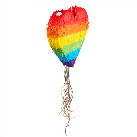 Piñata Corazon Arcoiris - Piñatas