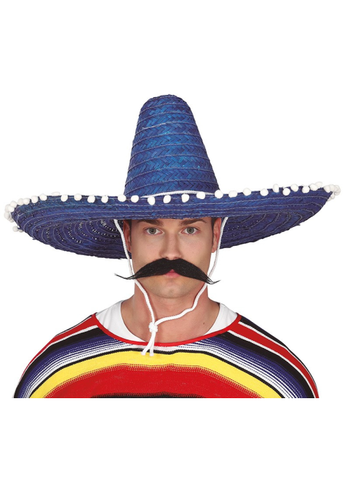 Sombrero Mejicano 60cm Azu - COMPLEMENTOS POR CATEGORIA