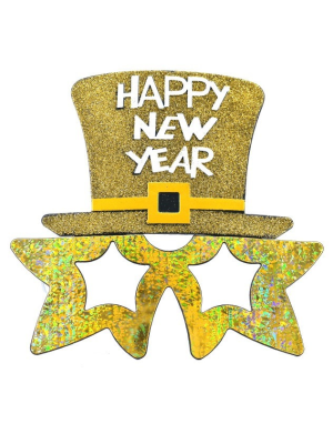 Gafas Happy New Year Oro - Gafas para Cotillon
