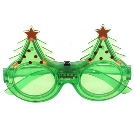 Gafas Arboles de Navidad con Luz - Gafas para Cotillon