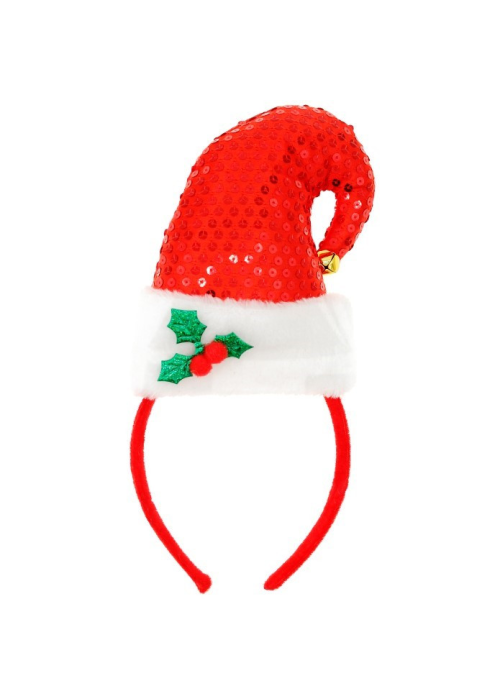 Diadema Noel Lentejuelas - Gorros y Diademas para Cotillon