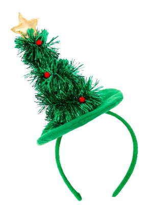 Diadema Arbol Espumillon - Gorros y Diademas para Cotillon