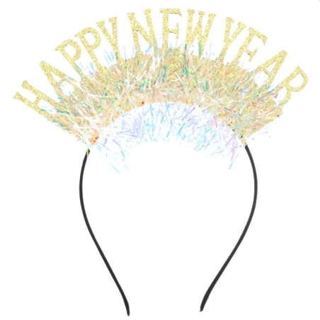 Diadema Happy New Year - Gorros y Diademas para Cotillon