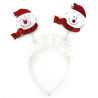 Diadema Muelles Muñeco de Nieve Noel - Gorros y Diademas para Cotillon