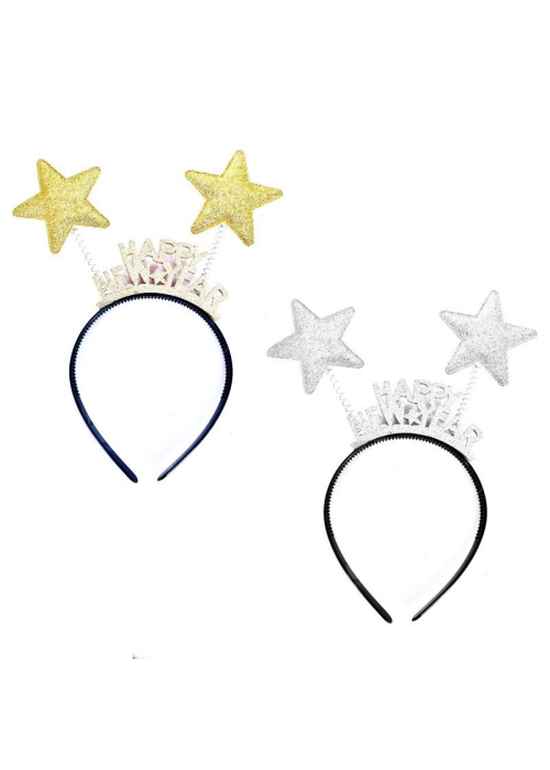 Diadema Muelles Happy New Year - Gorros y Diademas para Cotillon