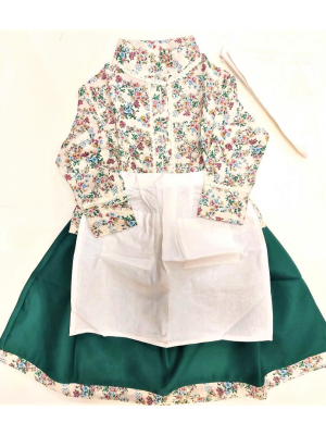 Conjunto Casera Mujer Verde Laida - Trajes Neska o Baserritarra Mujer