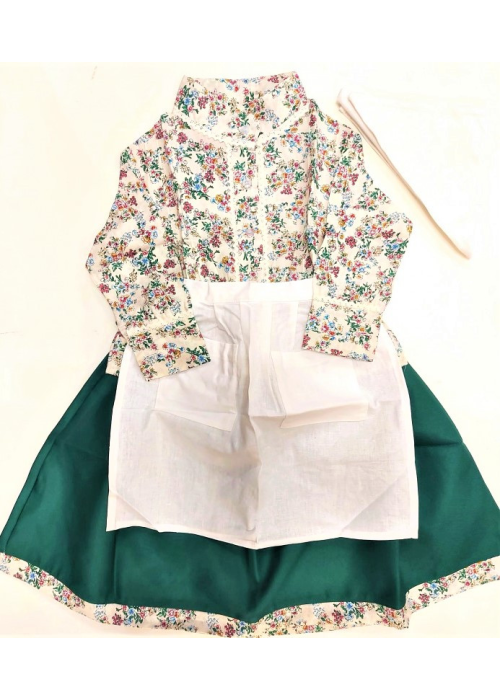 Conjunto Casera Mujer Verde Laida - Trajes Neska o Baserritarra Mujer
