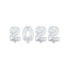 Pack Globos año 2022 Plateado