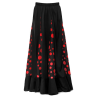 Falda Sevillana con Lunares Rojo - Complementos Faralaes y Toreros