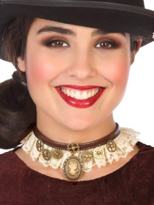Collar Gargantilla Steampunk - Complementos de Steampunk