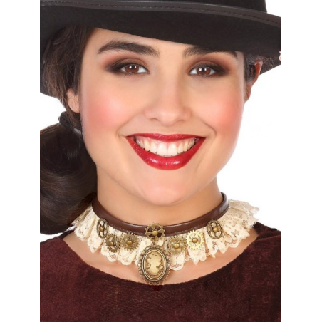 Collar Gargantilla Steampunk - Complementos de Steampunk