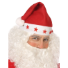 Gorro Papa Noel con Estrellas con Luz