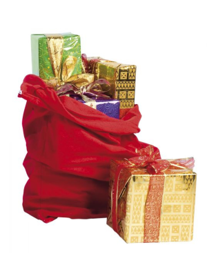 Saco Rojo Noel 80x56cm - Complementos Navideños