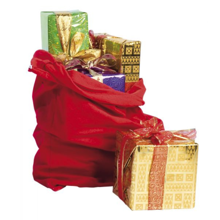 Saco Rojo Noel 80x56cm - Complementos Navideños
