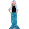 Cola de Sirena Azul Infantil - Complementos de la Sirenita