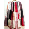 Falda Casera Granate Patchwork - Faldas Regionales, Enaguas y Pololos