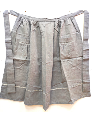 Delantal de Casera Gris - TRAJES REGIONALES
