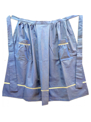 Comprar Delantal Azul Oscuro Largo - Pañuelos y Delantales Regionales
