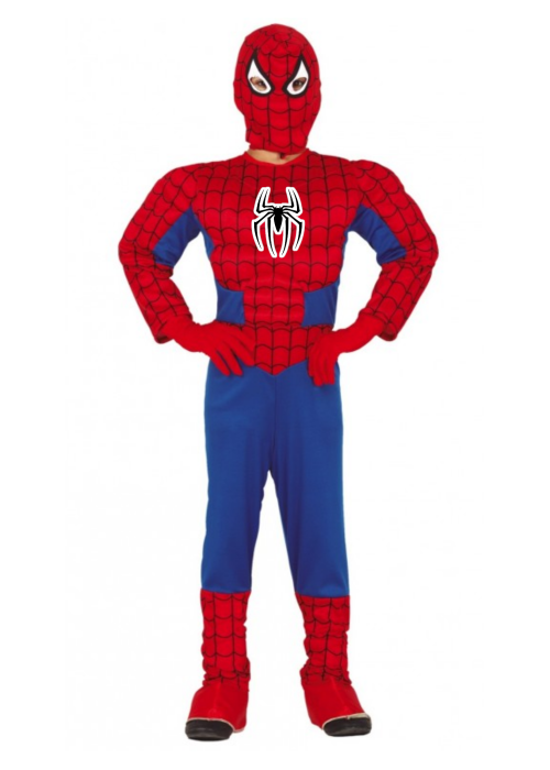Disfraz de Spider Musculoso con Araña - Disfraces de Superheroes para Niños